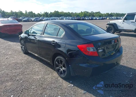 2012 Honda Civic Lx z USA, uszkodzony, nr VIN 19XFB2F58CE039675